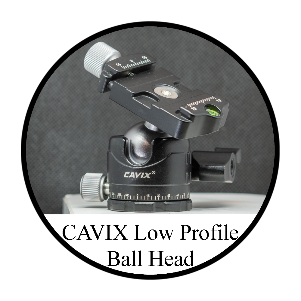 CAVIX Low Profile Ball Head