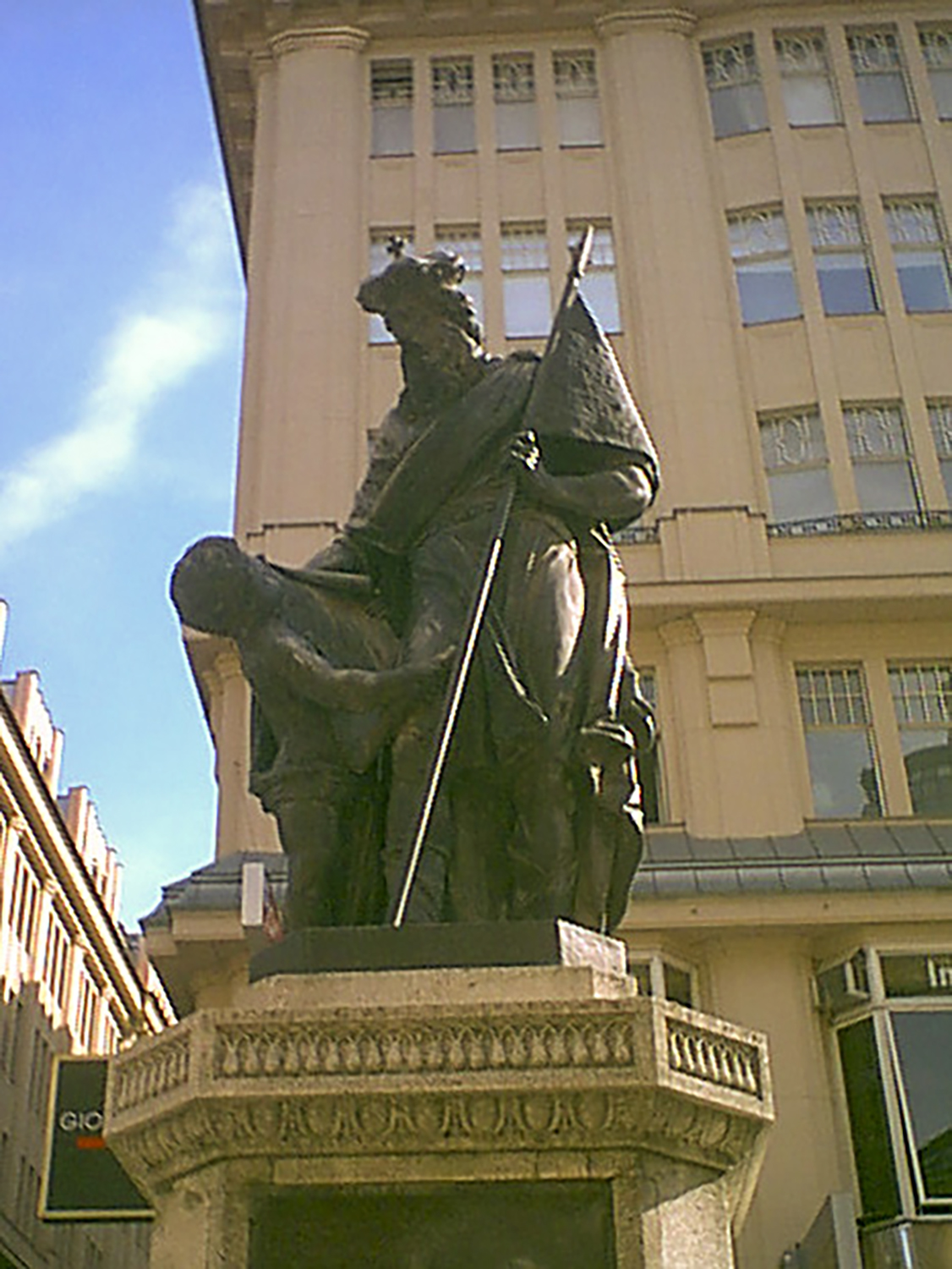 Saint Leopold Standing Guard in Historic Vienna
