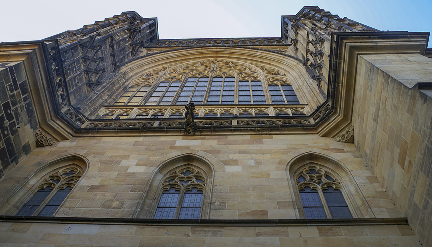 Reaching Toward the Heavens: St. Vitus Cathedral from Below