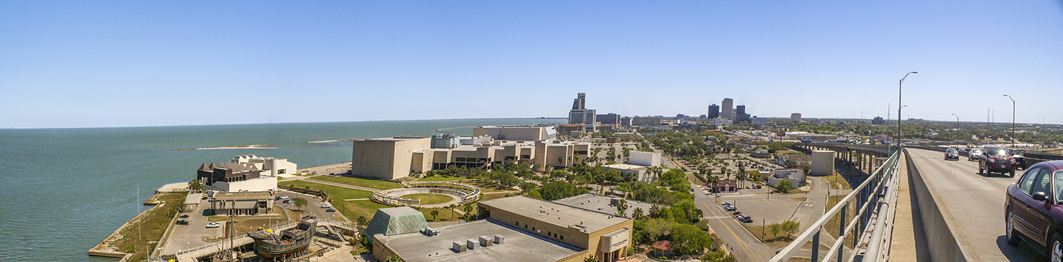 Corpus Christi Skyline from Harbor Bridge