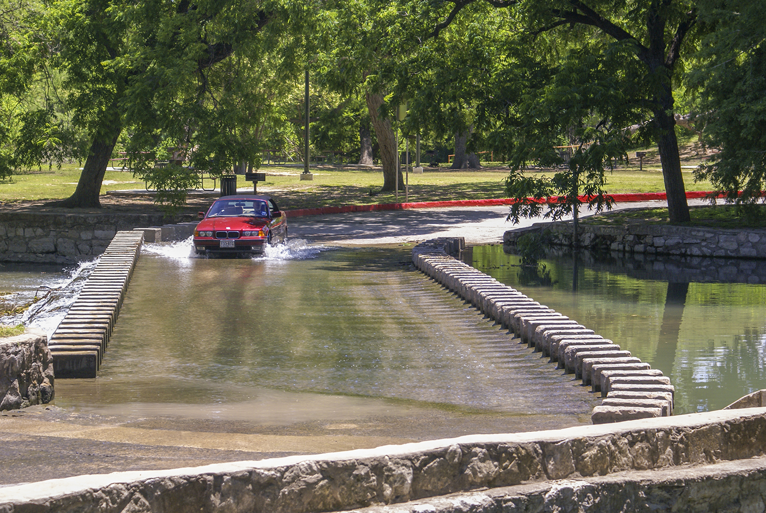 Crossing the Waters: The Iconic Low-Water Crossing at the San Antonio Zoo