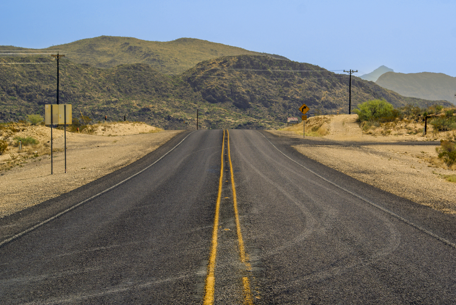 Highway Through the Chisos Mountains