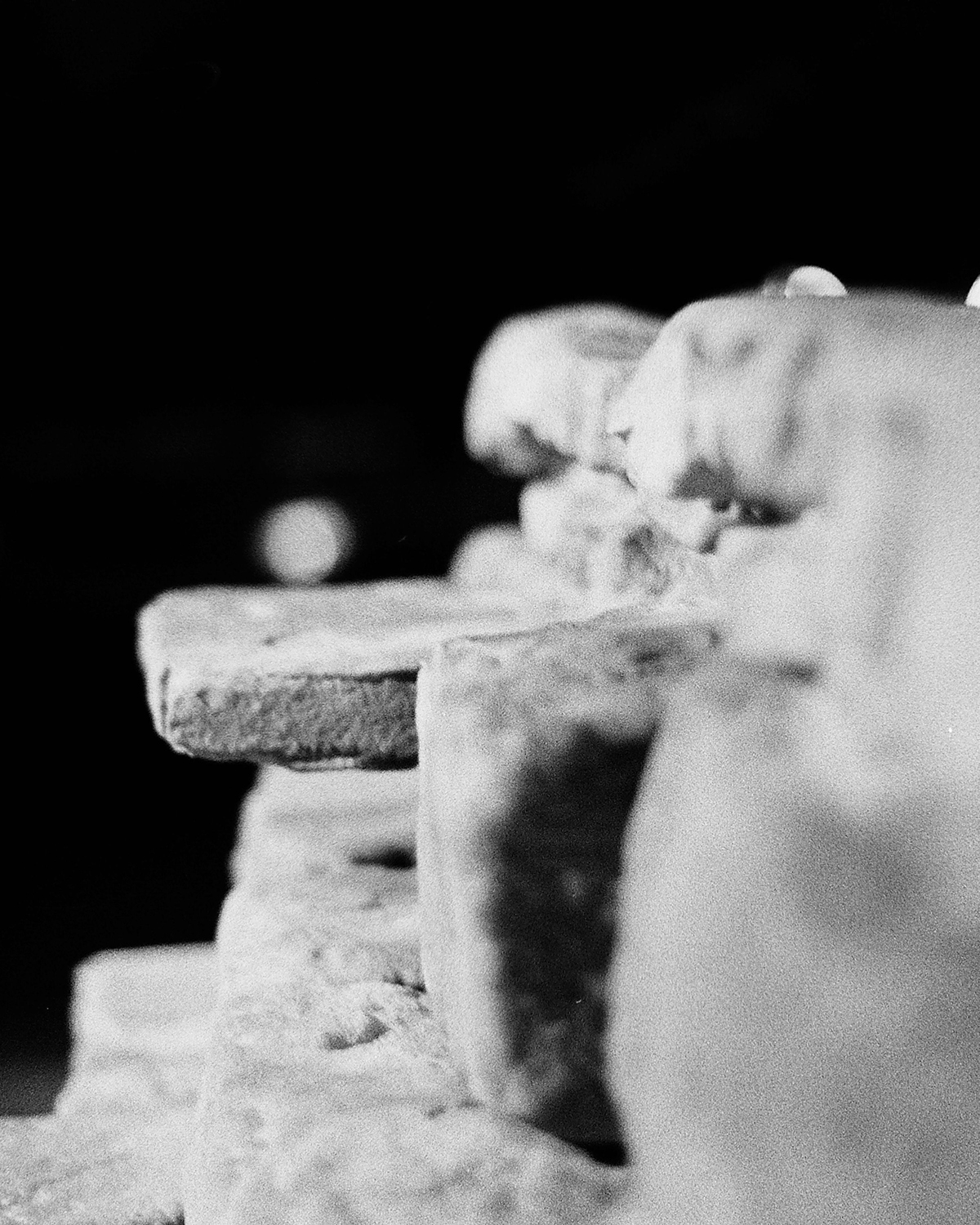 Stone Balance in Black & White