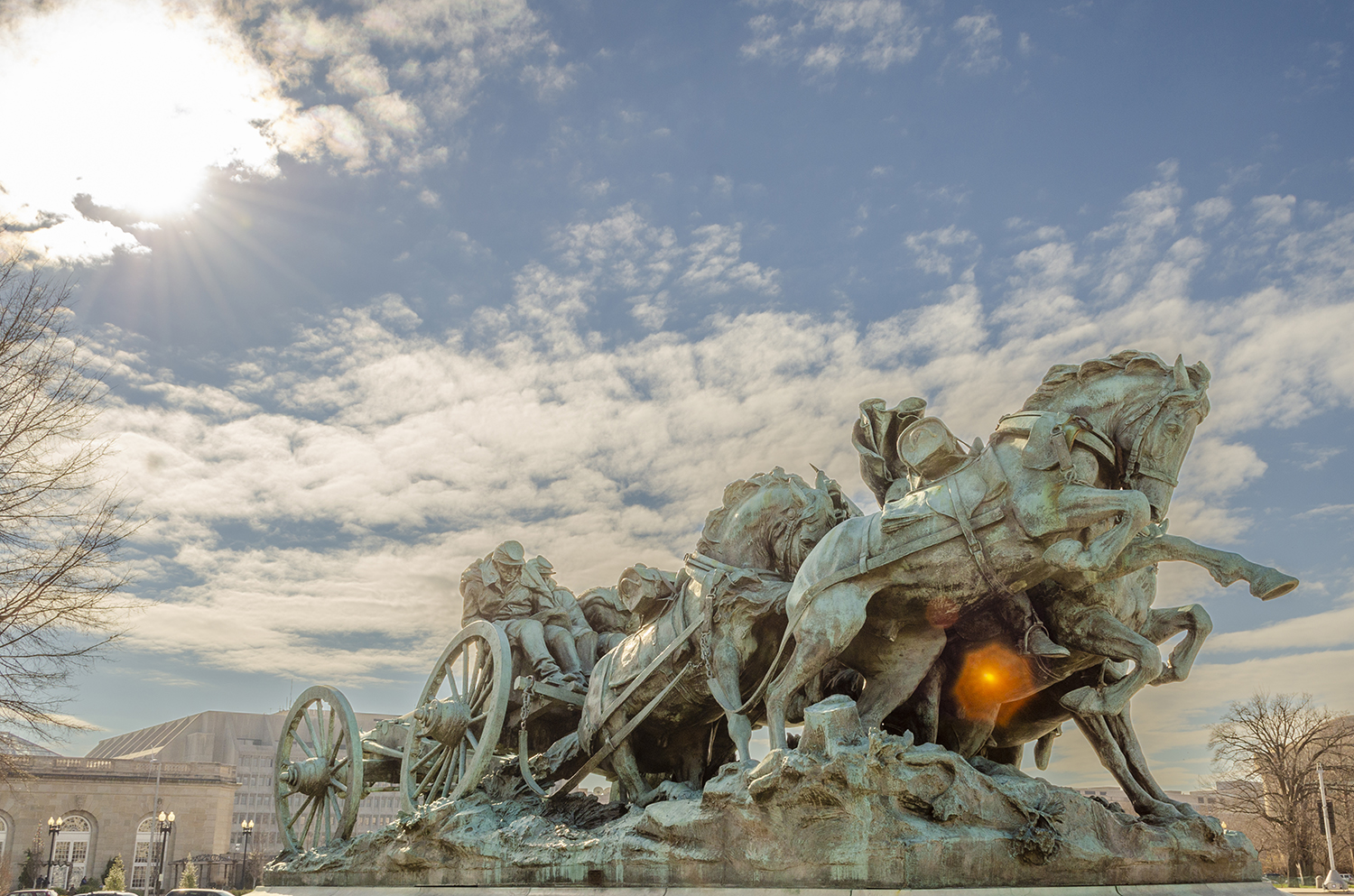 Artillery Charge at the Ulysses S. Grant Memorial