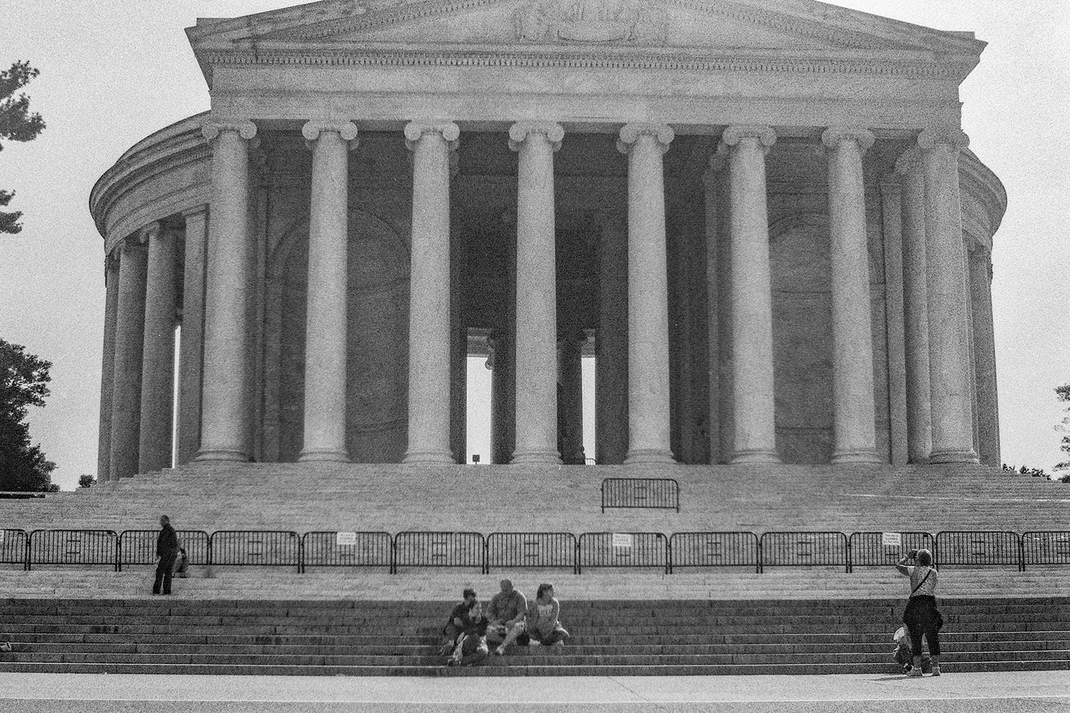 Silent Columns: The Jefferson Memorial During the 2013 Government Shutdown