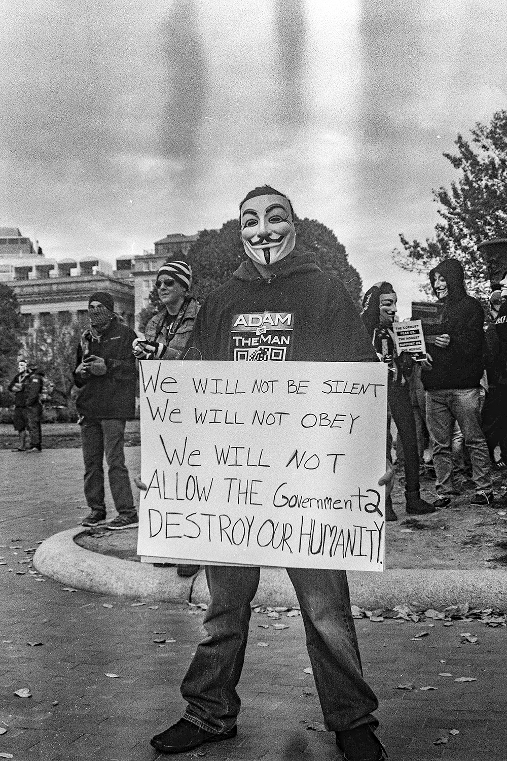 Voices of Anonymous – Protest Near the White House