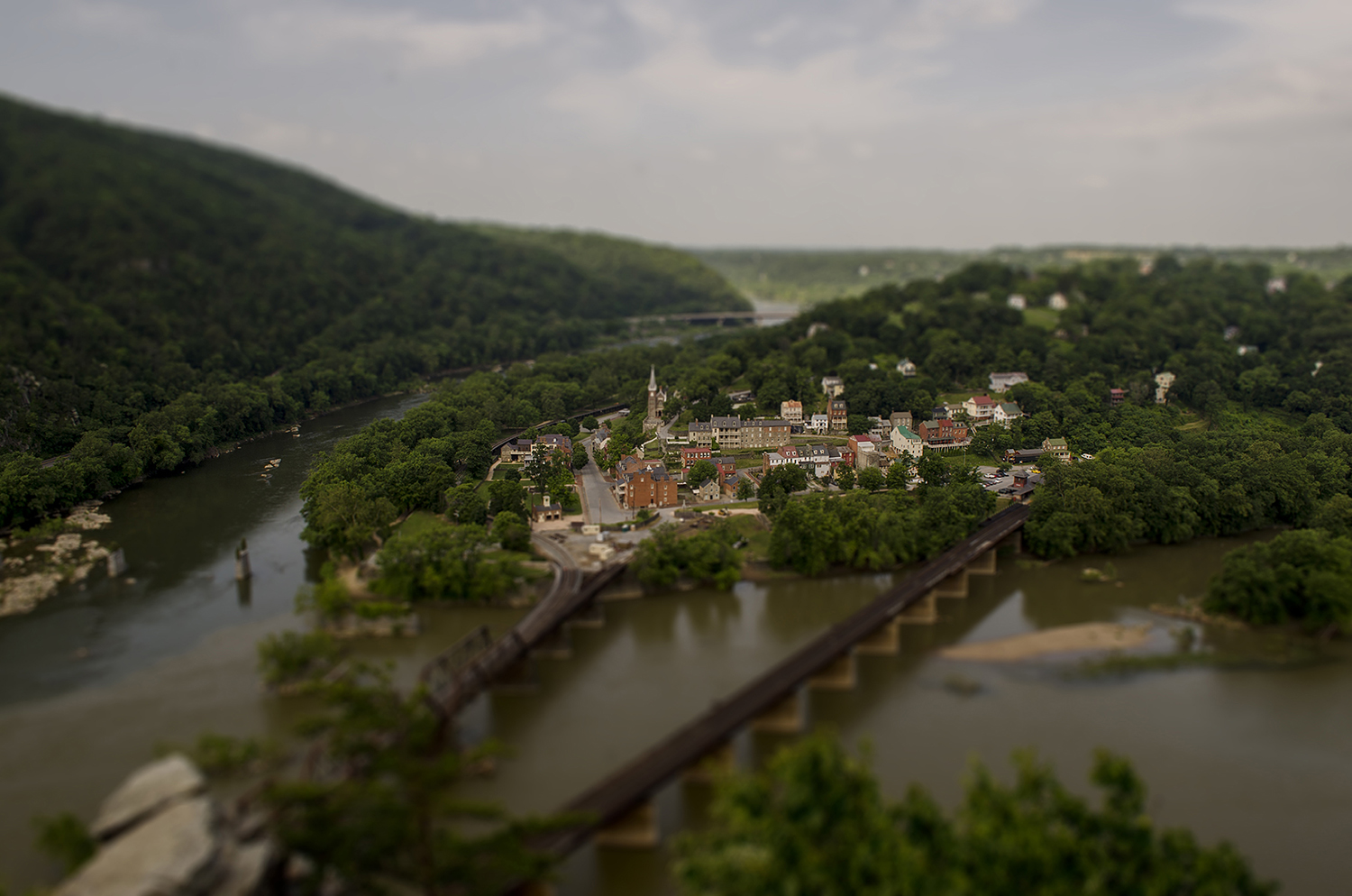 Harpers Ferry Tilt Shift