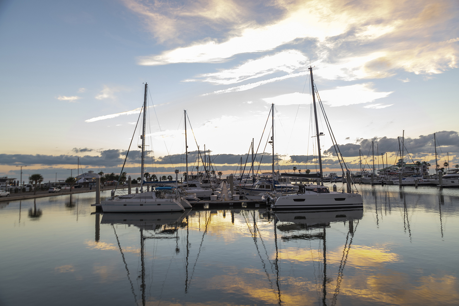 Sunrise Reflections at Corpus Christi Marin