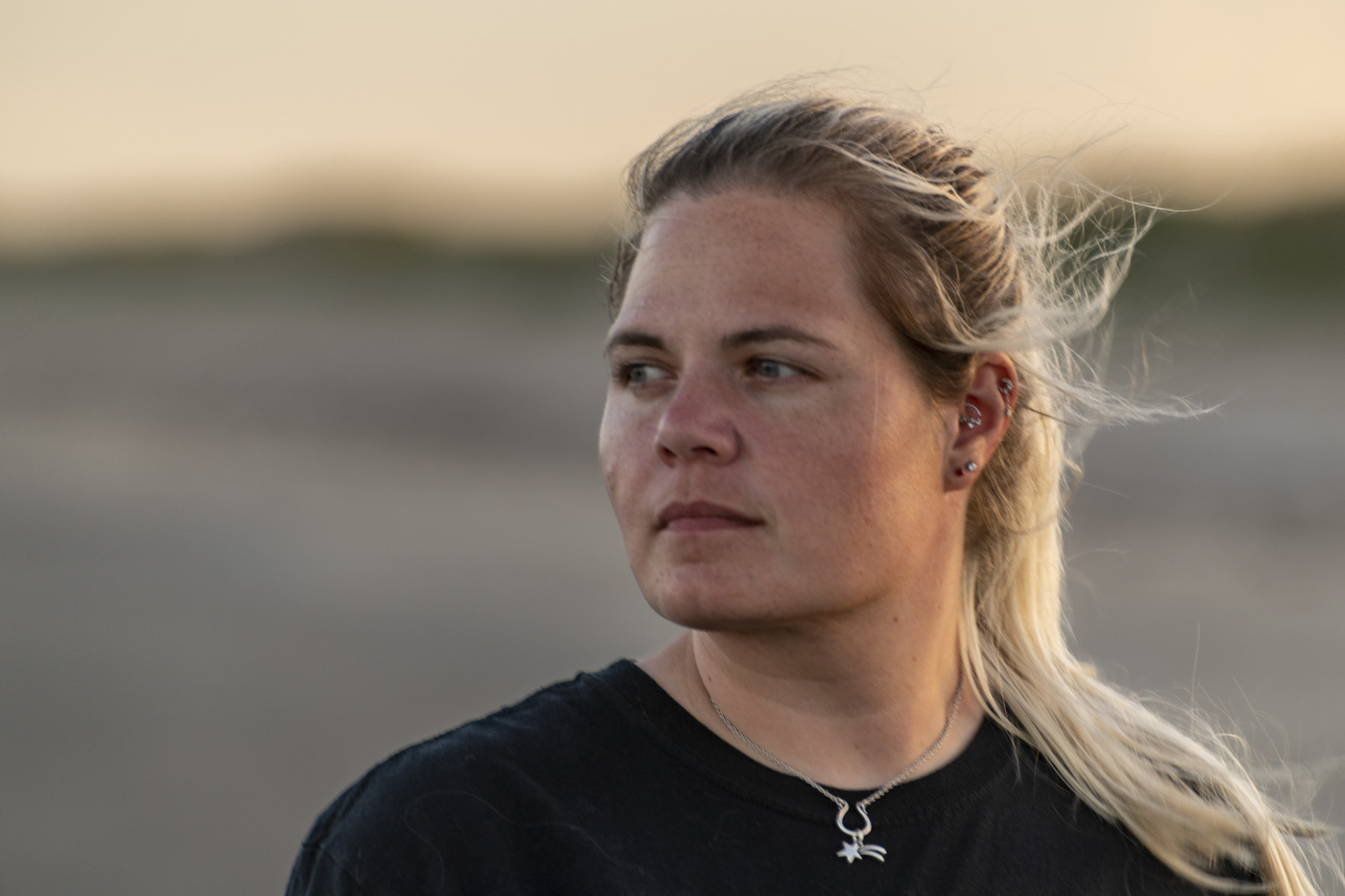 Golden Hour Portrait at Padre Island National Seashore