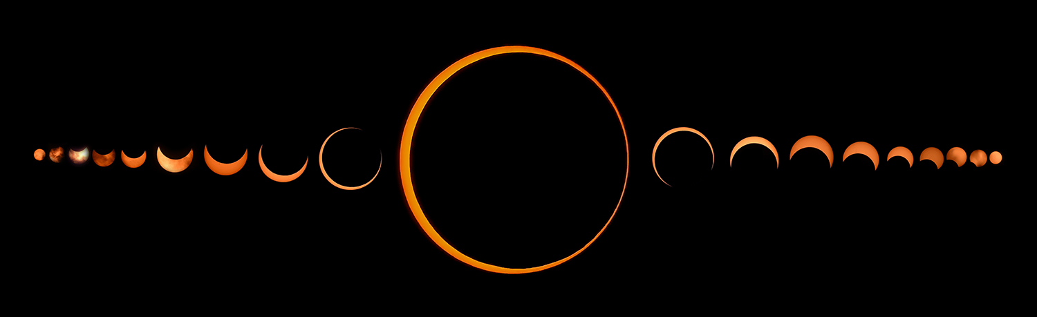 Texas Skies Unveiled: A Photographic Journey through the Solar Eclipse