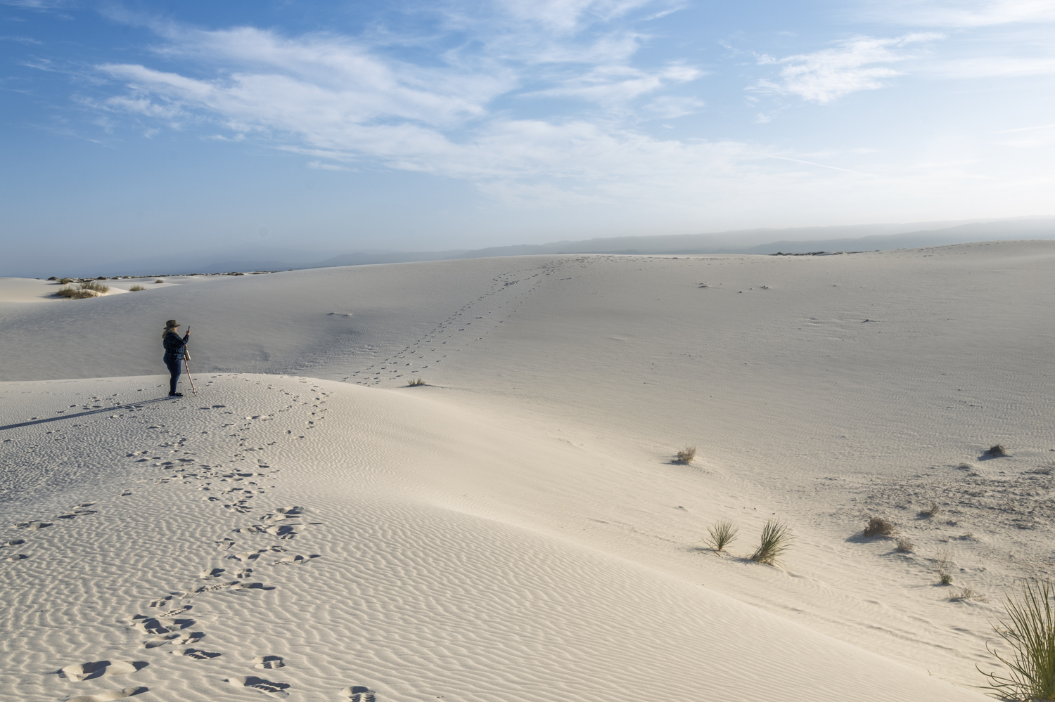 Capturing the Silence of White Sands