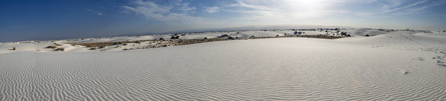 Ripples Across a Sea of White