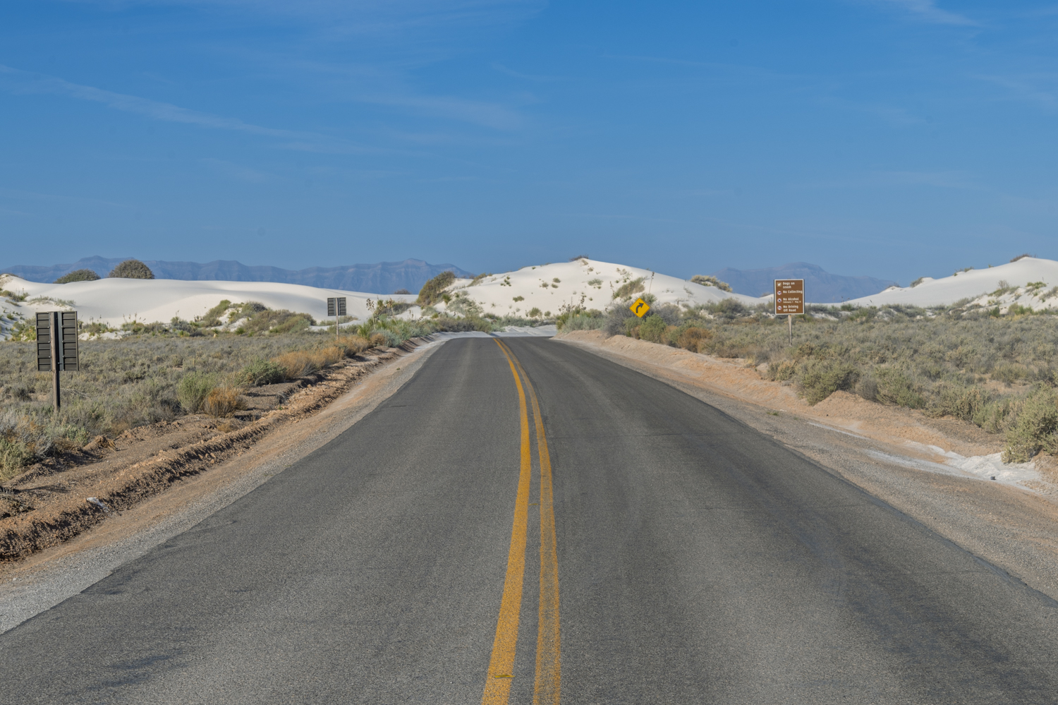 The Road into White Sands