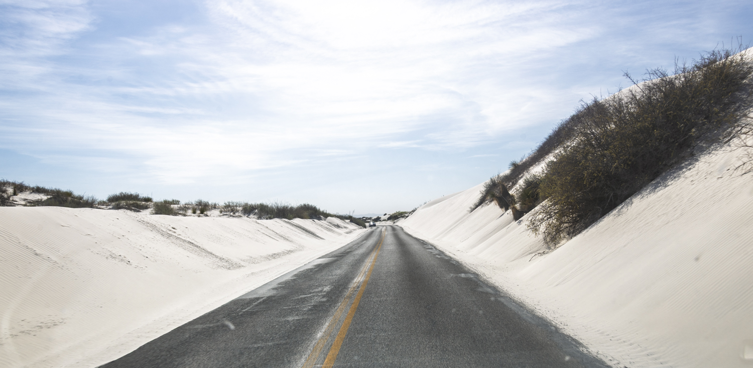 Road Through the White Sands
