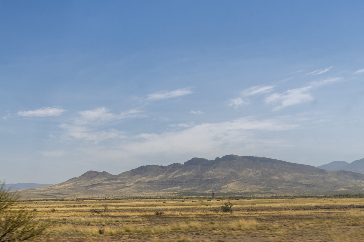 Passing the Sacramento Mountains