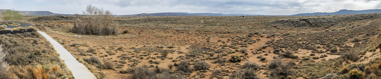 Path Across the El Malpais High Desert