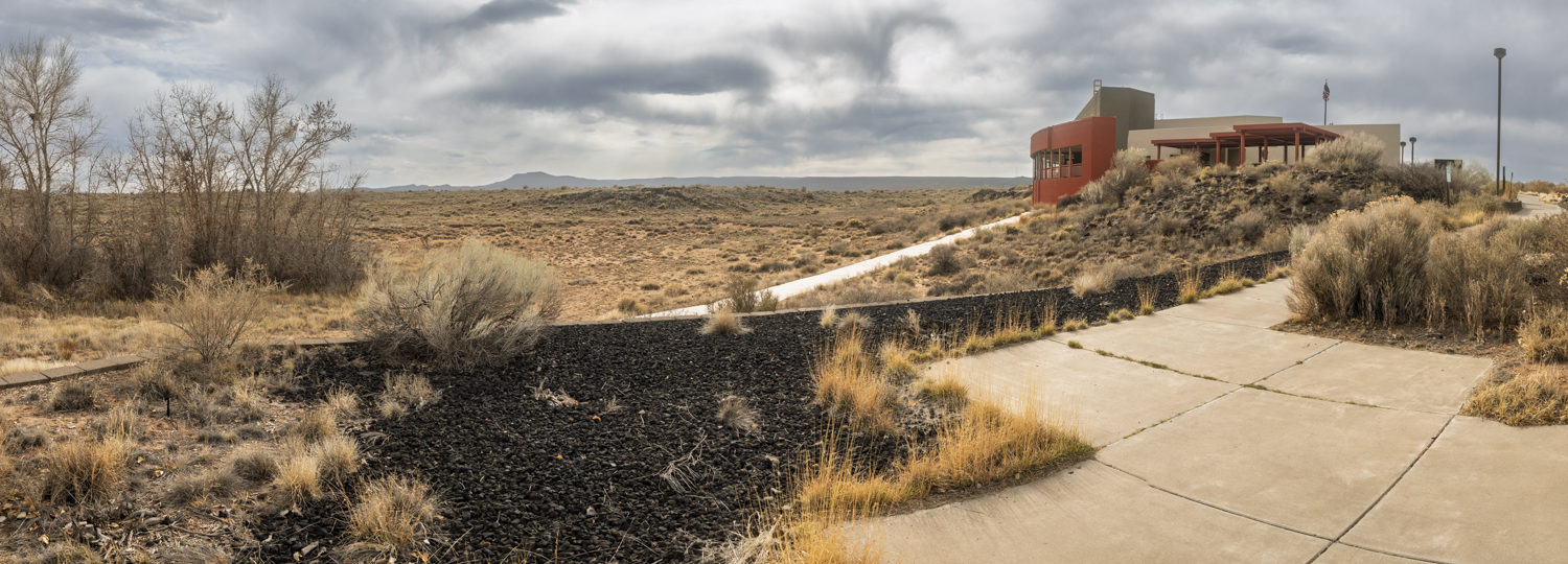 Visitor Center Above the Lava Fields