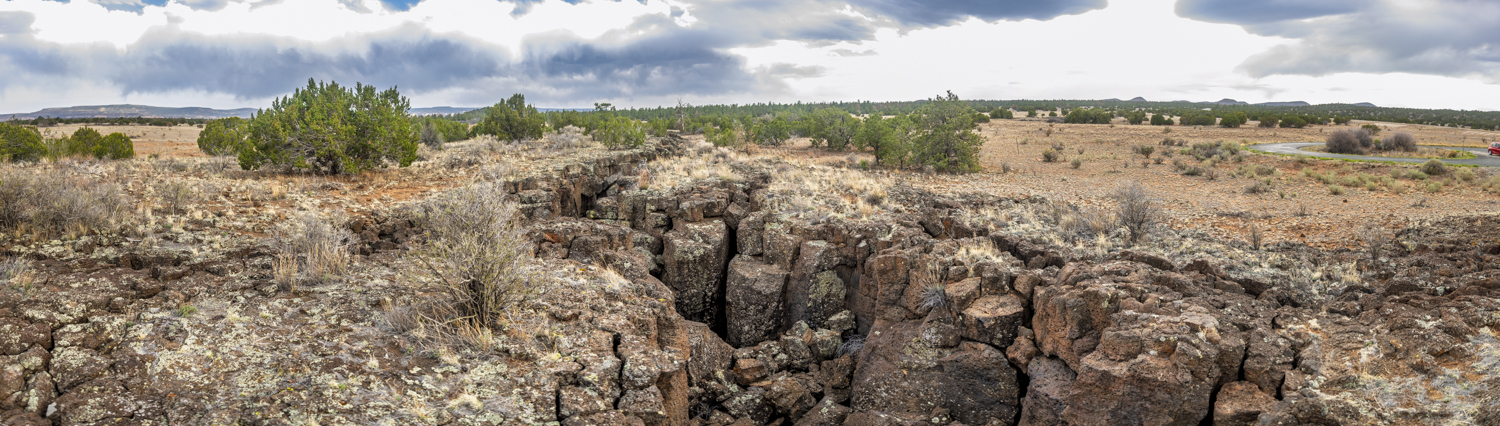 Fractured Lava Across the High Desert