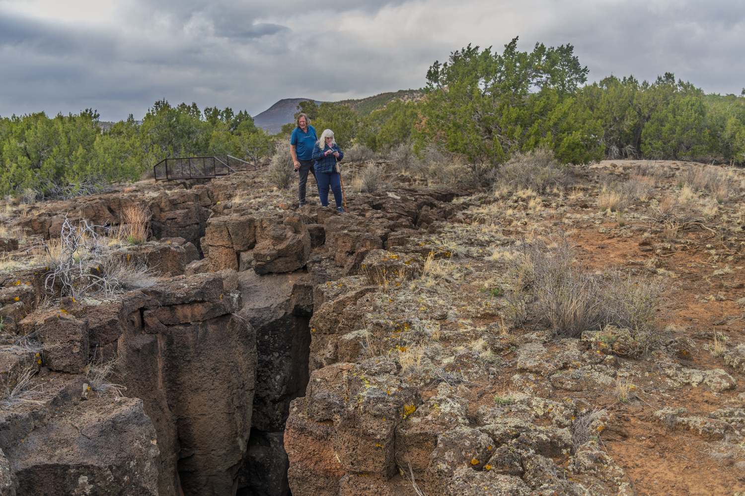 Crossing the Fractured Lava