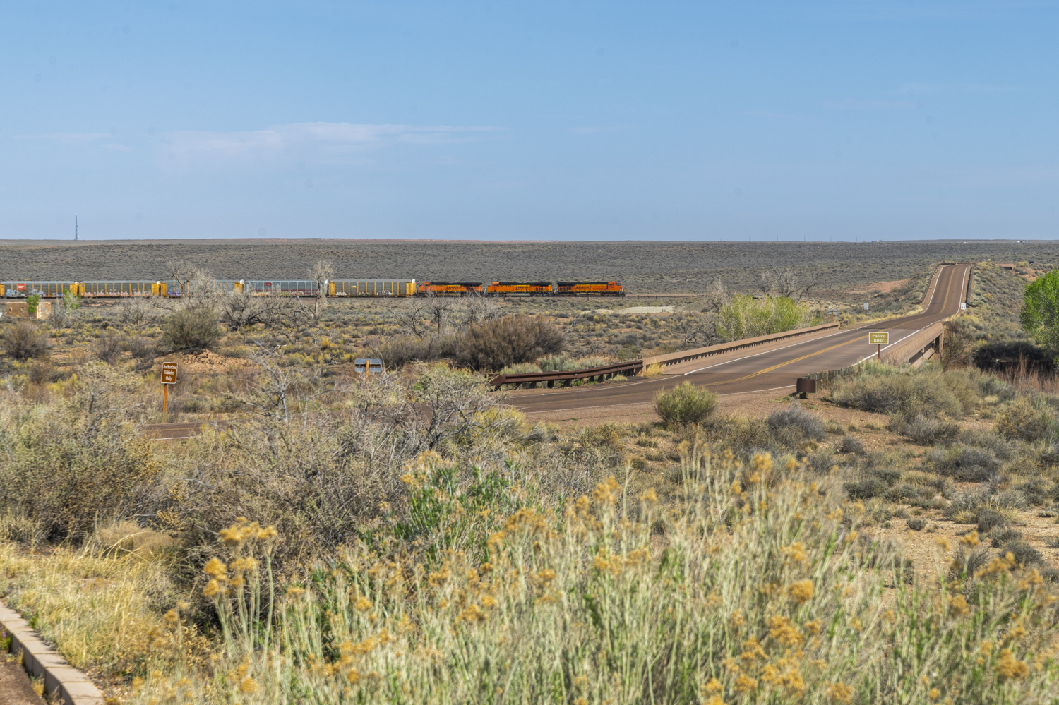 Freight Across the Painted Desert