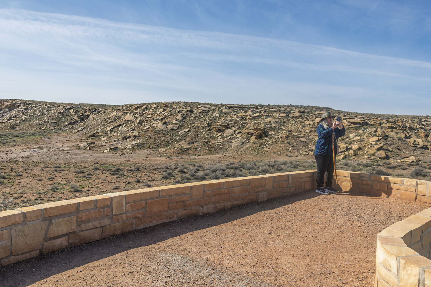 Overlooking the Ancient Landscape at Puerco Pueblo