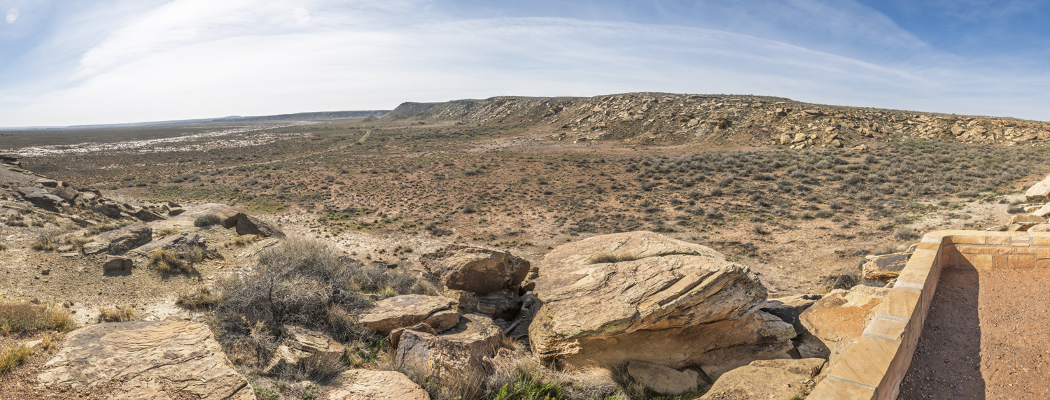 Across the Painted Desert at Puerco Pueblo