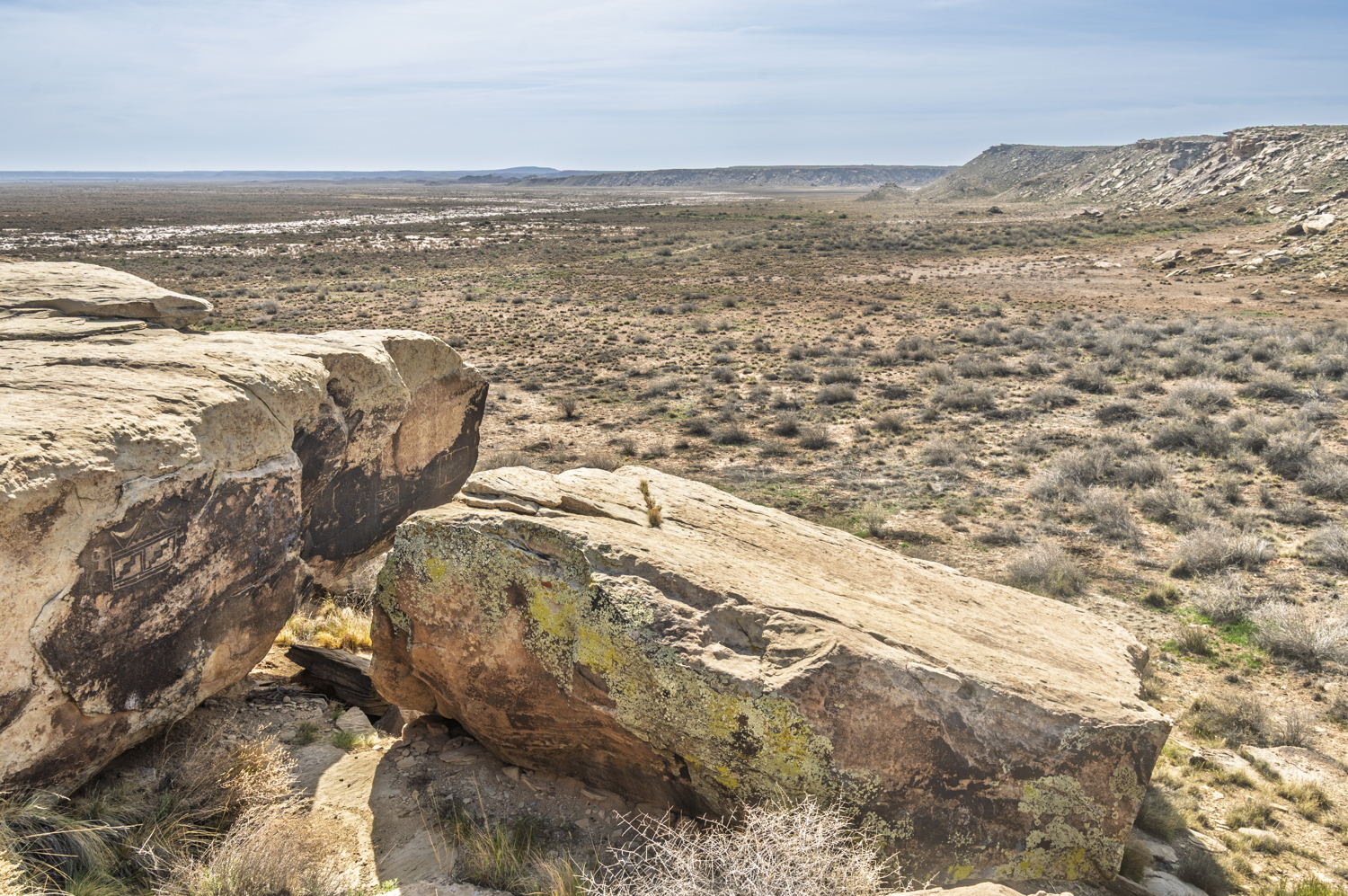 Ancient Marks Above the Painted Desert