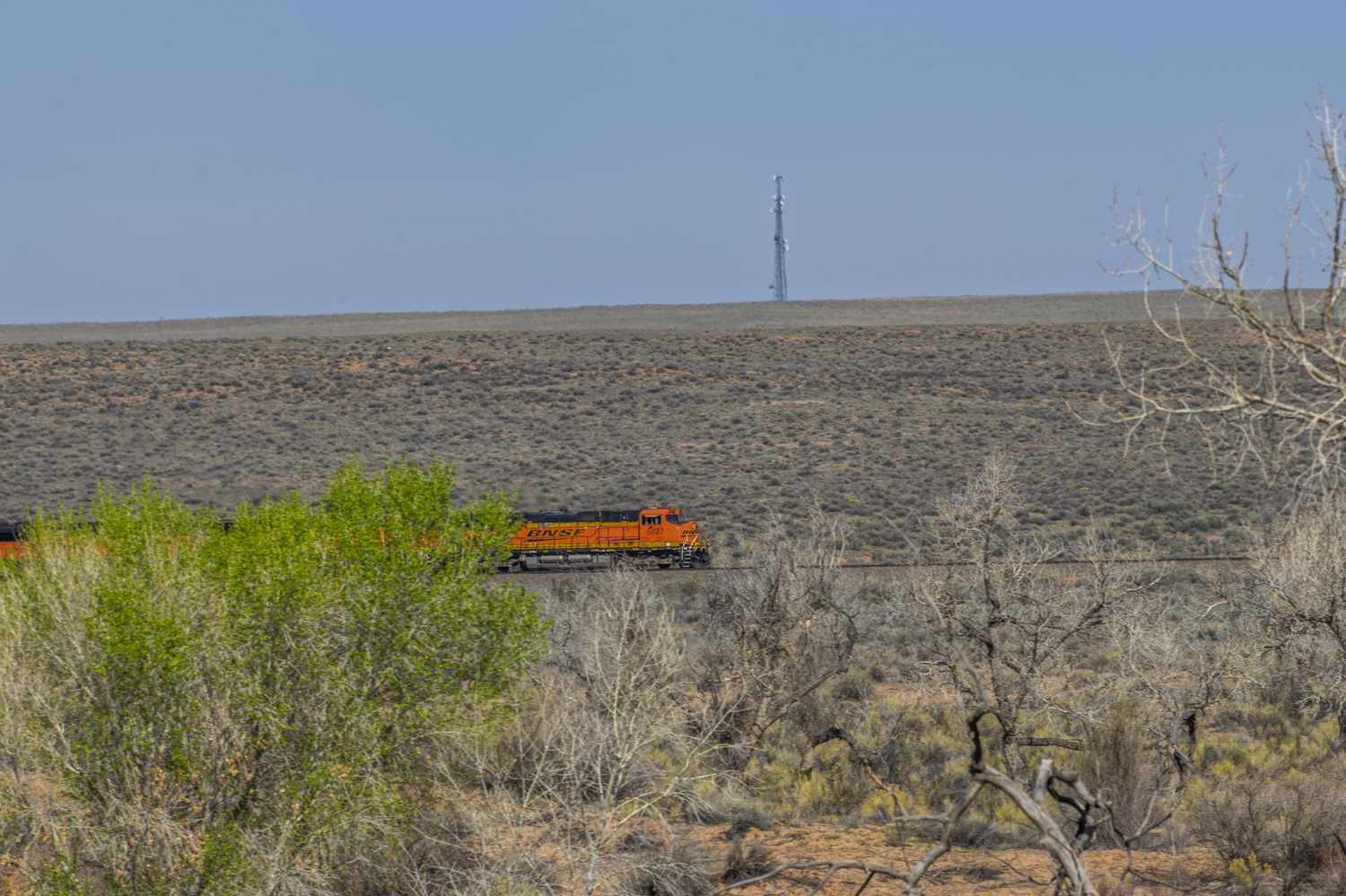 BNSF Across the Arizona Desert