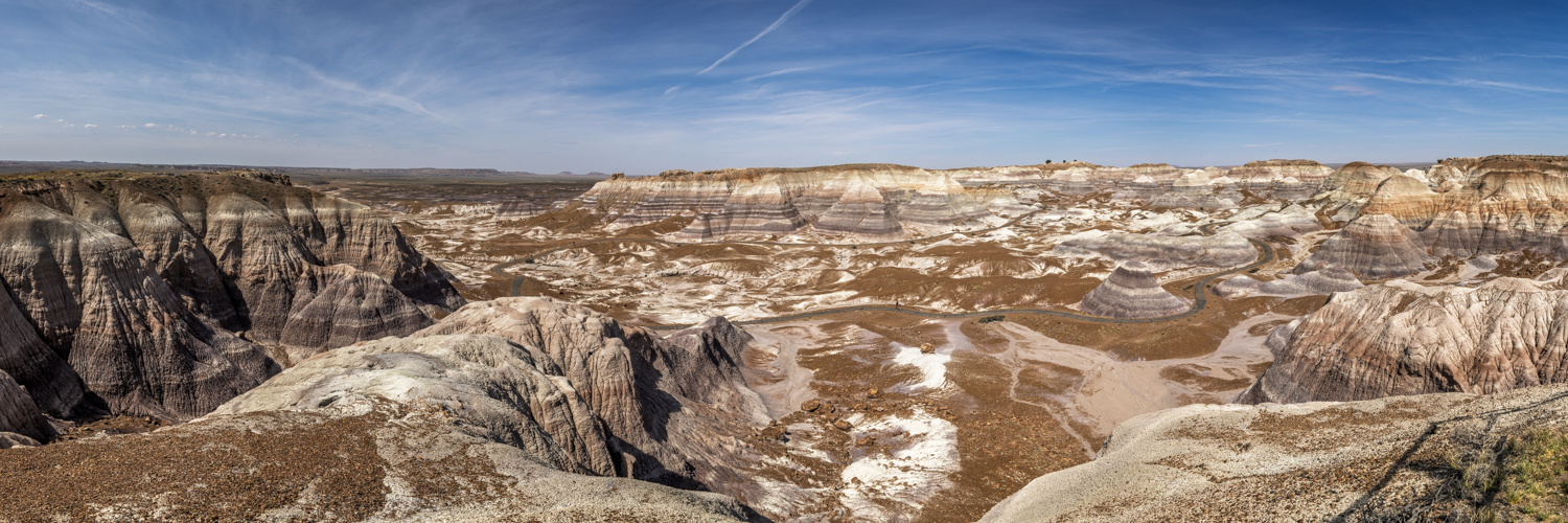 Blue Mesa in Painted Layers