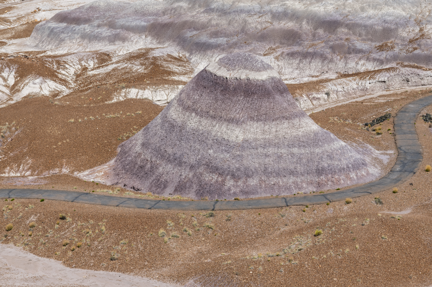 The Purple Hoodoo of the Painted Desert
