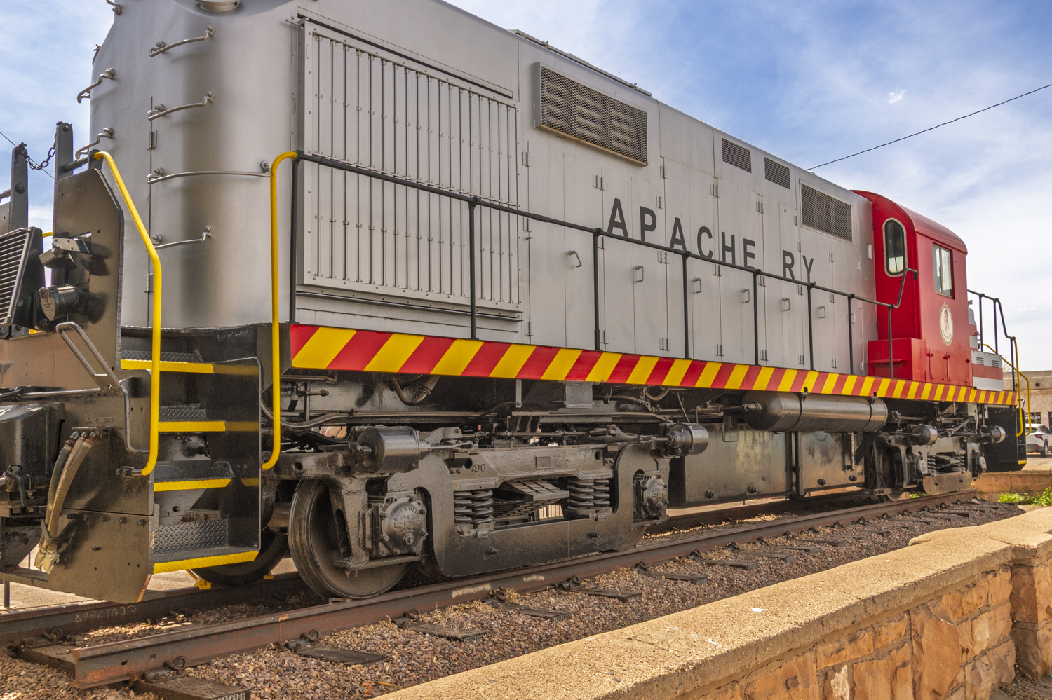 Apache Railway Locomotive at Winslow Depot