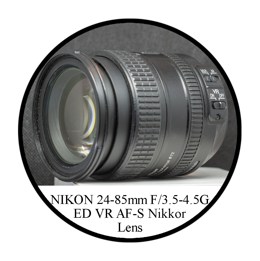 NIKON 24-85mm F3.5-4.5G ED VR AF-S Nikkor Lens