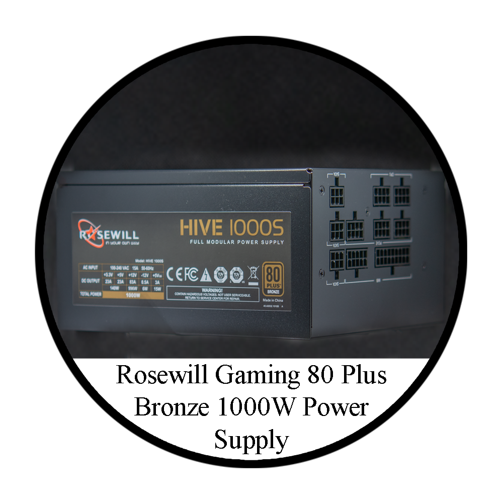 Rosewill Gaming 80 Plus Bronze 1000W Power Supply
