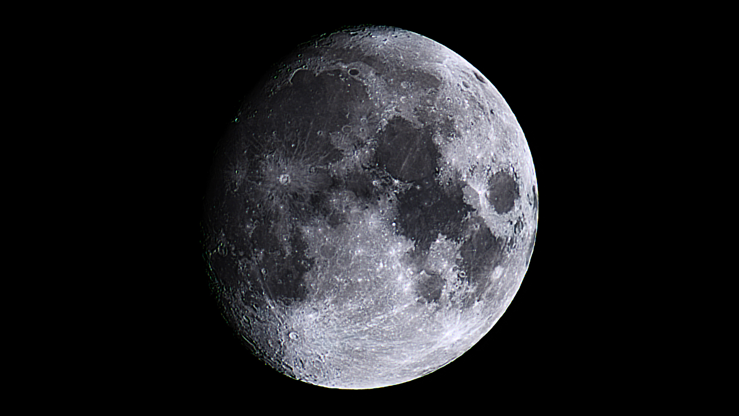 Waxing Gibbous Moon – Ancient Craters and Lunar Maria